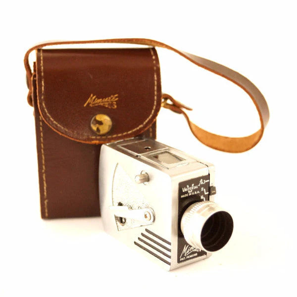 Vintage Universal Camera Minute 16, Sub-Miniature Camera with Original Case (c.1949)